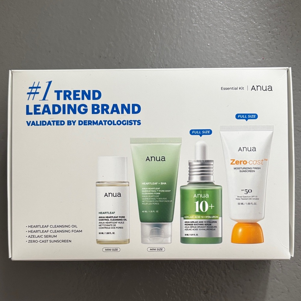 Anua Essential Kit - Travel Size - K-Beauty Korean Skincare Set